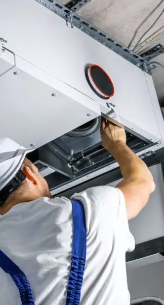 Technician working onsite